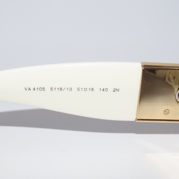 Valentino 4105 511813 Ivory Brown Gradient VA4105 Sunglasses - Picture 4 of 6